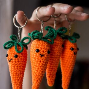 Carrot Keyring